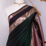 Semi-Kanch Everest Green with Marron border