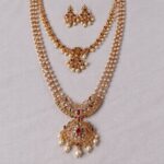 Rajkumari Floral Necklace Set